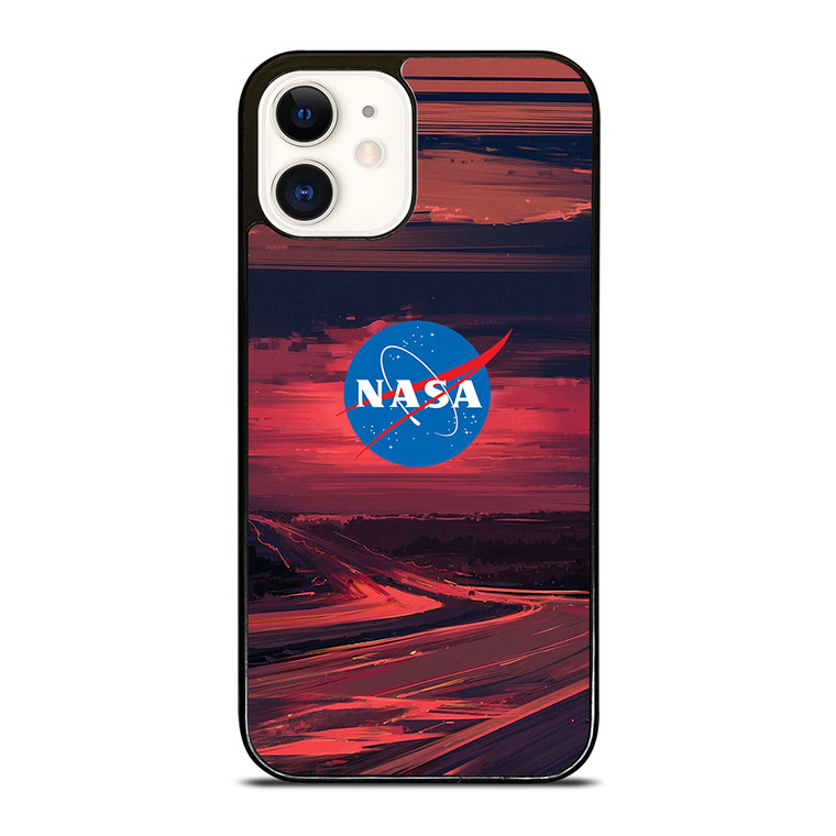 NASA LOGO SUNSET iPhone 12 Case Cover