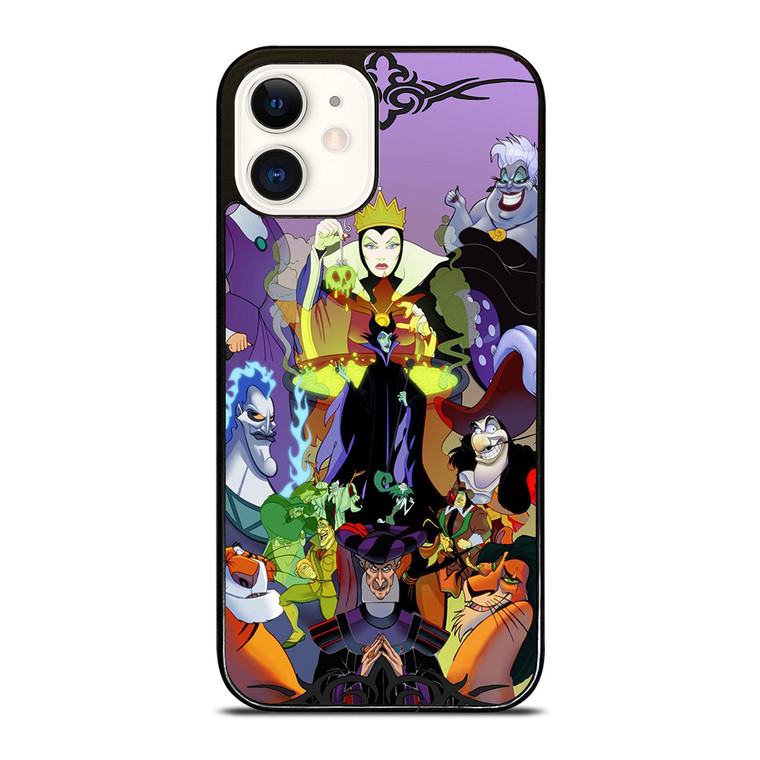 NEW DISNEY VILLAINS CARTOON iPhone 12 Case Cover