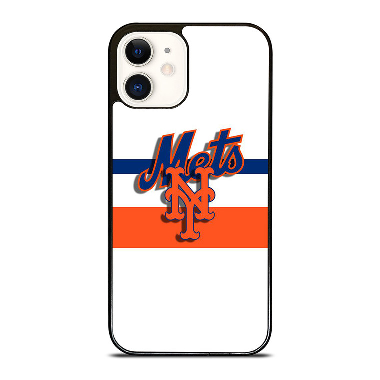 NEW YORK METS LOGO BASEBALL TEAM ICON iPhone 12 Case Cover