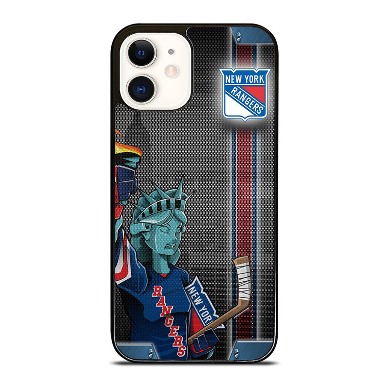NEW YORK RANGERS NHL LIBERTY STATUE iPhone 12 Case Cover