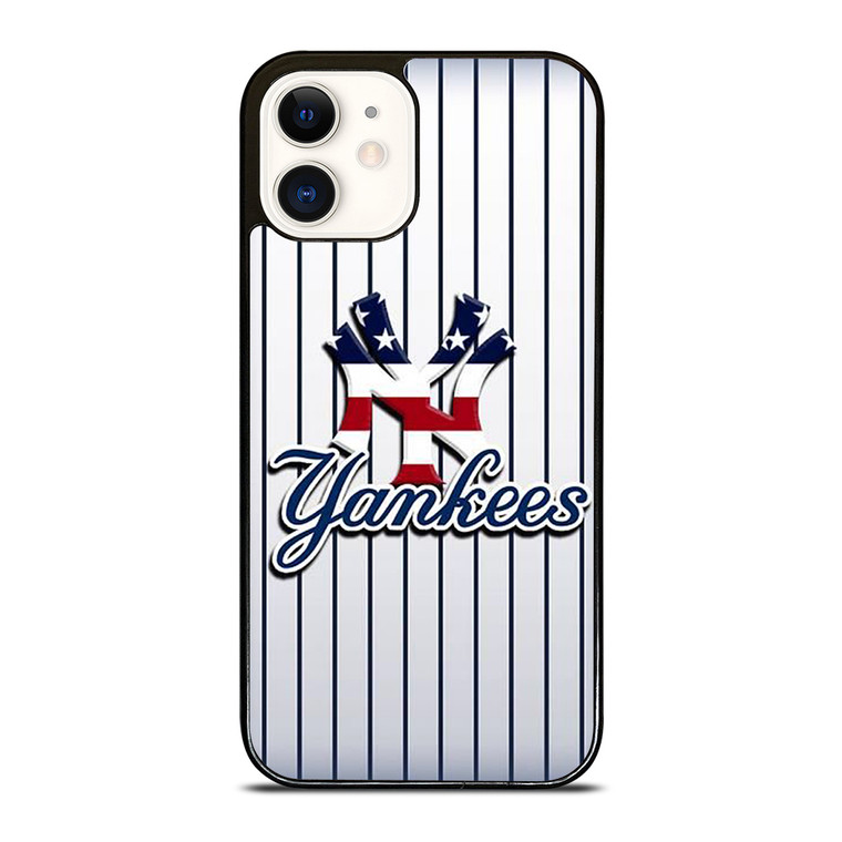 NEW YORK YANKEES BASEBALL LOGO iPhone 12 Case Cover