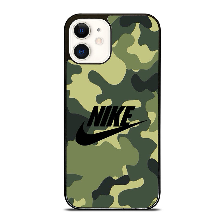 NIKE CAMO iPhone 12 Case Cover
