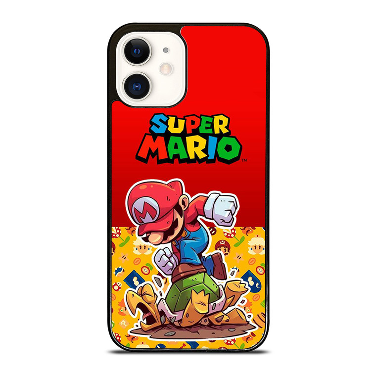 NINTENDO GAMES SUPER MARIO BROSS MARIO iPhone 12 Case Cover