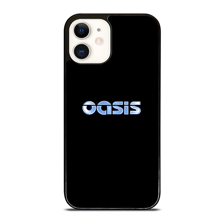 OASIS BAND ROCK LOGO CHROME iPhone 12 Case Cover