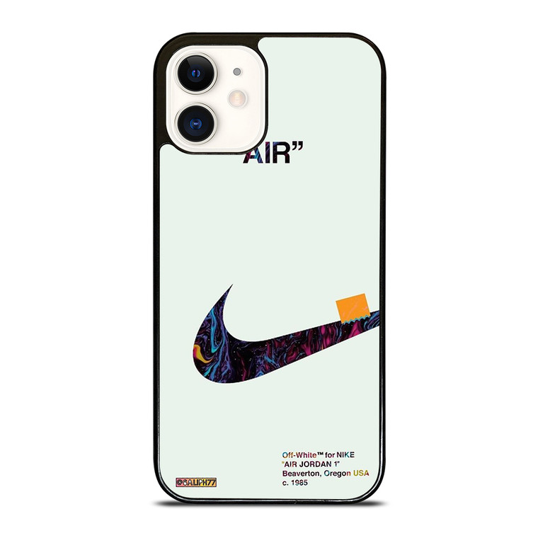 OFF WHITE FOR NIKE AIR JORDAN LOGO iPhone 12 Case Cover