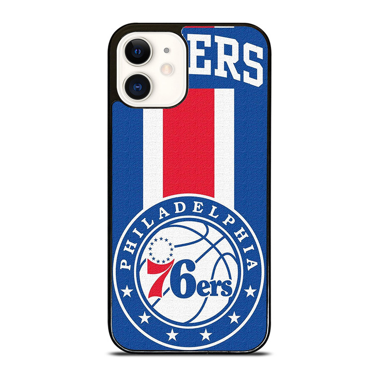 PHILADELPHIA 76ERS SIXERS LOGO iPhone 12 Case Cover