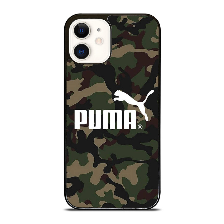 PUMA LOGO CAMO iPhone 12 Case Cover