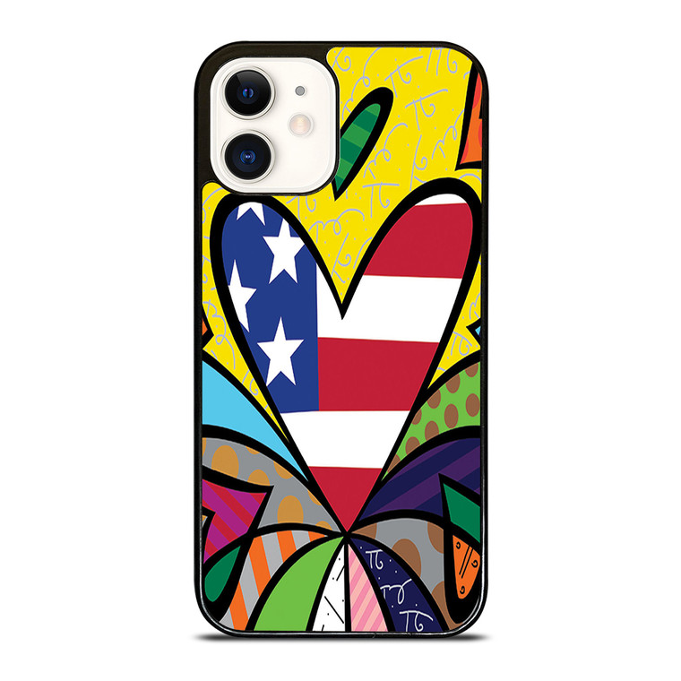 ROMERO BRITTO LOVE NEW 2 iPhone 12 Case Cover