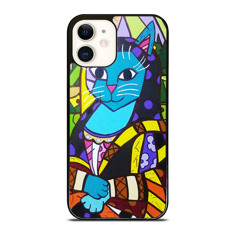 ROMERO BRITTO MONALISA iPhone 12 Case Cover