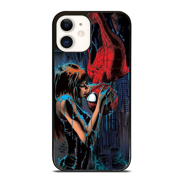 SPIDERMAN MARY JANE KISSING iPhone 12 Case Cover