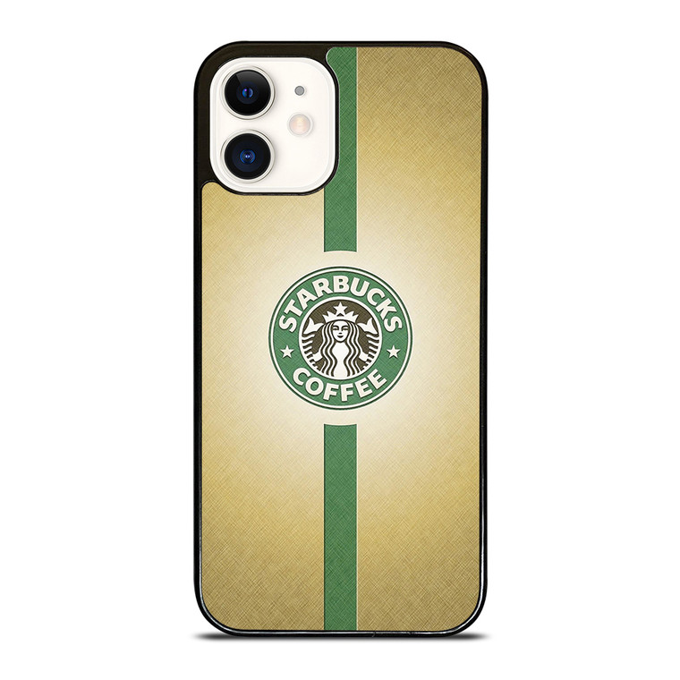 STARBUCKS COFFEE GREEN STRIPE iPhone 12 Case Cover