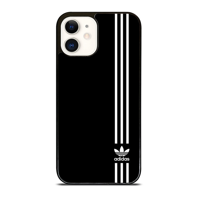 SUPERB ADIDAS LOGO BLACK iPhone 12 Case Cover