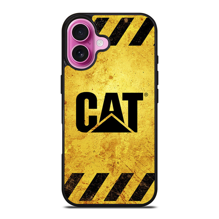 CATERPILLAR CAT LOGO STRIPE iPhone 16 Plus Case Cover