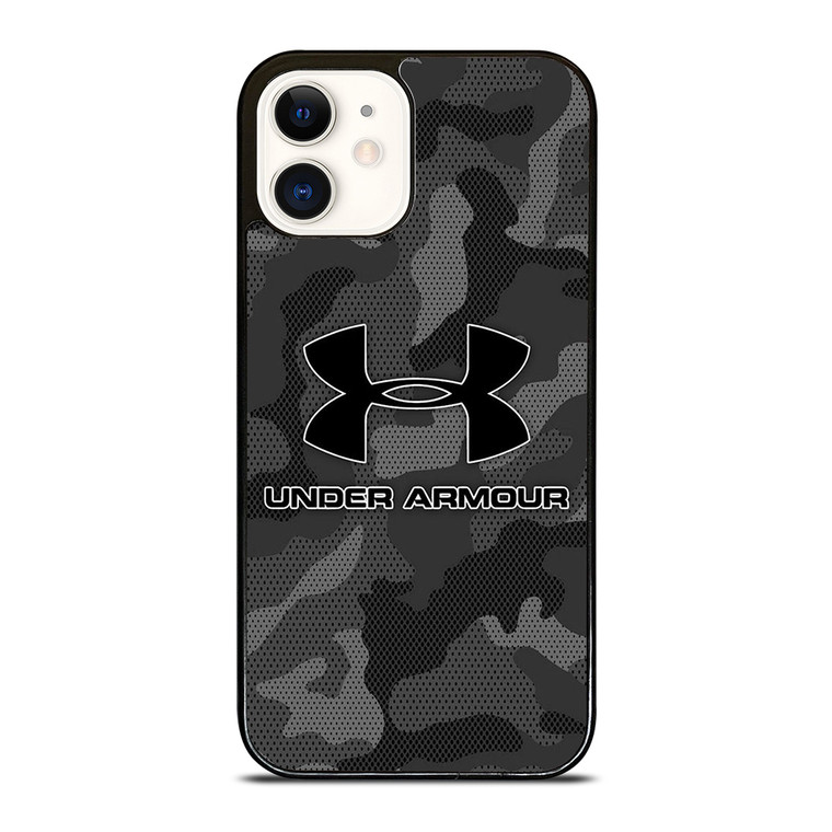 UNDER ARMOUR LOGO GREY CAMO iPhone 12 Case Cover