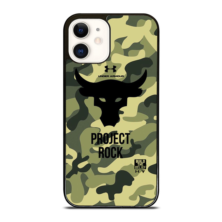 UNDER ARMOUR LOGO PROJECT ROCK CAMO iPhone 12 Case Cover