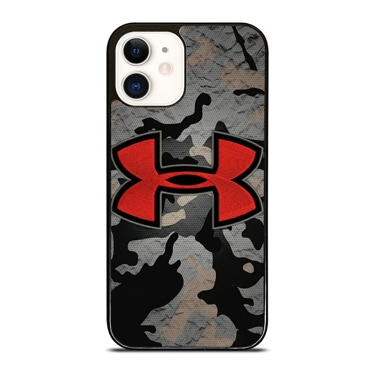 UNDER ARMOUR LOGO RED CAMO iPhone 12 Case Cover