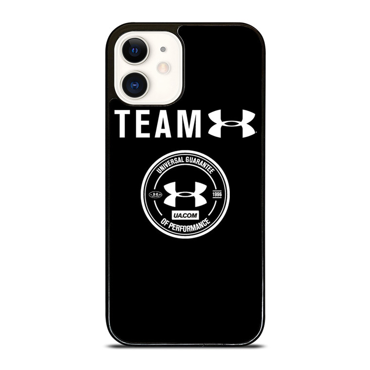 UNDER ARMOUR LOGO TEAM UNIVERSAL GUARANTEE iPhone 12 Case Cover