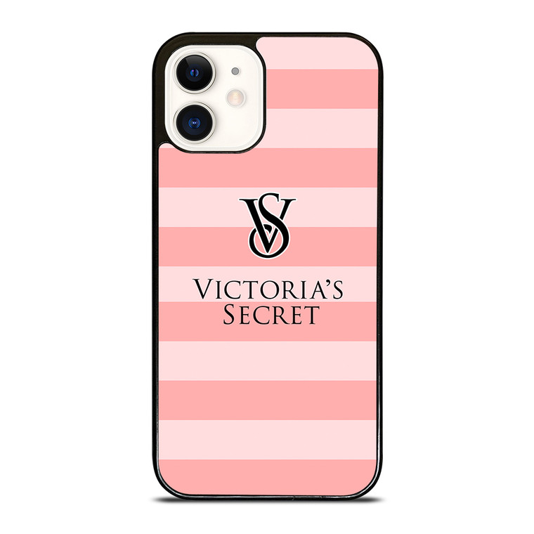 VICTORIA'S SECRET PINK STRIPES 2 iPhone 12 Case Cover