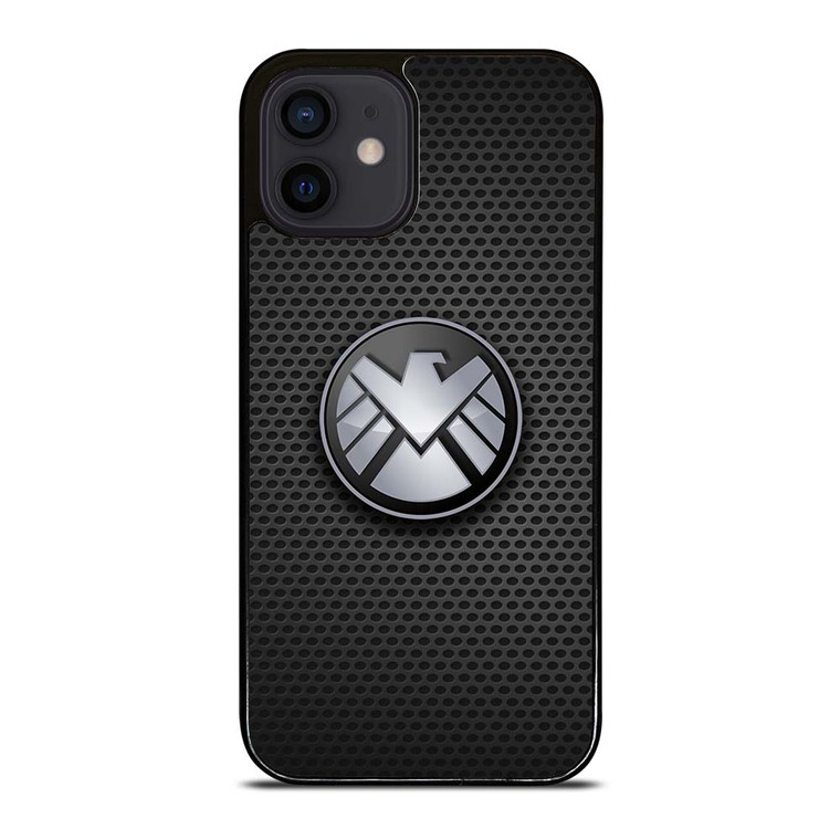 AGENTS OF SHIELD MARVEL LOGO METAL iPhone 12 Mini Case Cover