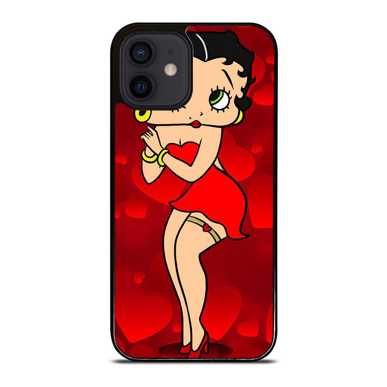 BETTY BOOP CARTOON LOVE iPhone 12 Mini Case Cover