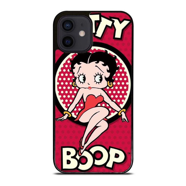 BETTY BOOP CARTOON POLKADOT iPhone 12 Mini Case Cover