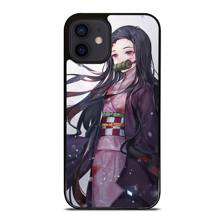 CARTOON DEMON SLAYER NEZUKO KAMADO ANIME iPhone 12 Mini Case Cover