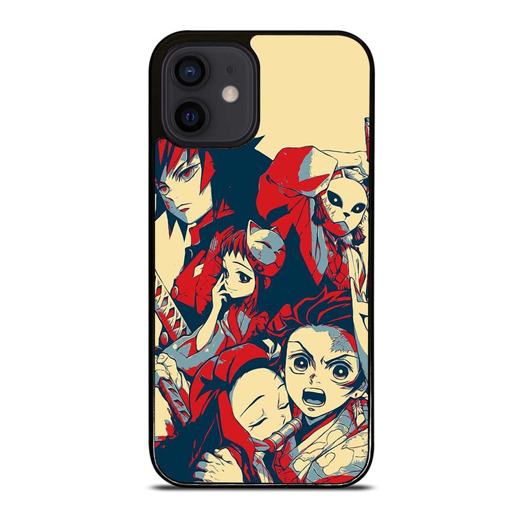 DEMON SLAYER ANIME CHARACTER iPhone 12 Mini Case Cover