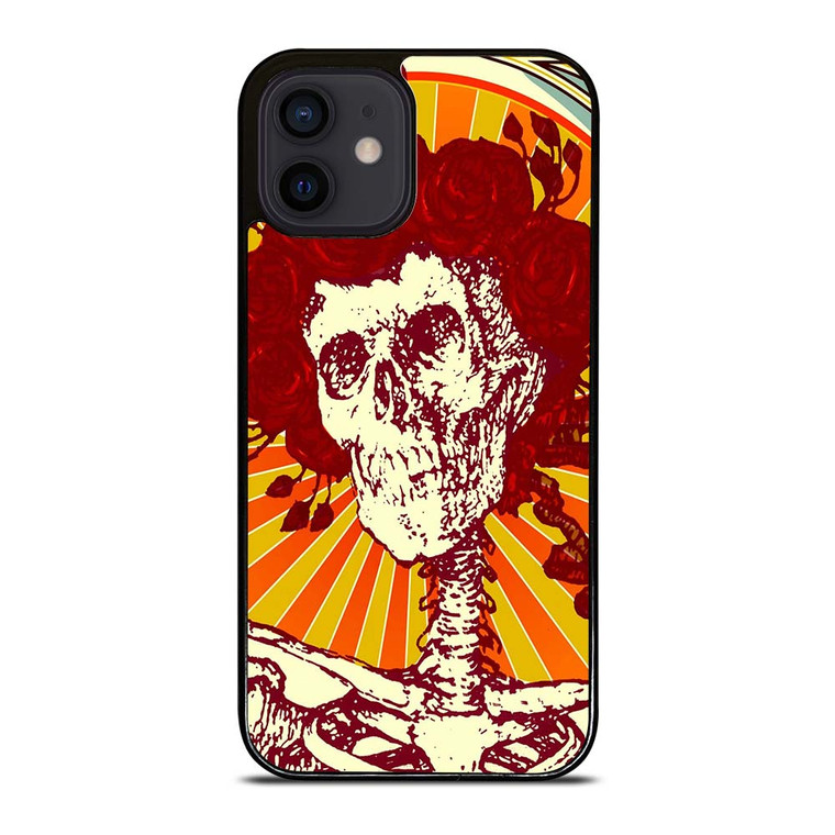 GRATEFUL DEAD SKULL ART iPhone 12 Mini Case Cover