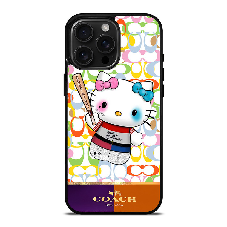 COACH NEW YORK LOGO HELLO KITTY HARLEY QUINN iPhone 16 Pro Max Case Cover COACH NEW YORK LOGO HELLO KITTY HARLEY QUINN iPhone 16 Pro Max Case Cover