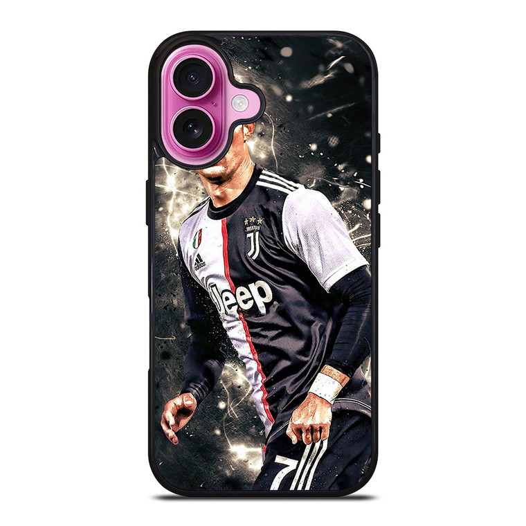 CRISTIANO RONALDO JUVENTUS ART iPhone 16 Plus Case Cover CRISTIANO RONALDO JUVENTUS ART iPhone 16 Plus Case Cover