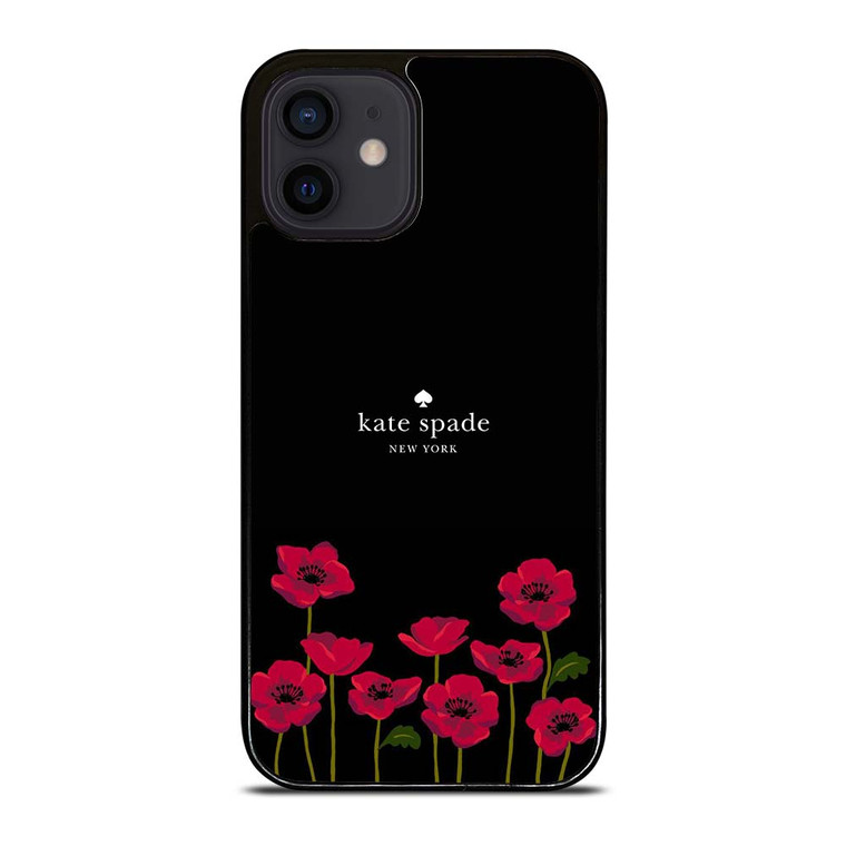 KATE SPADE NEW YORK LOGO ROSES iPhone 12 Mini Case Cover