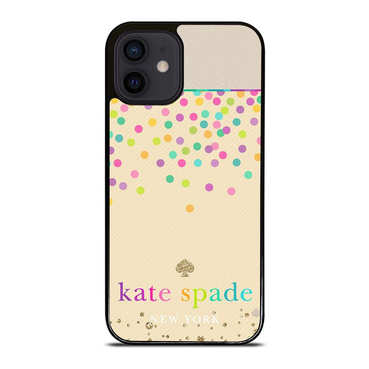 KATE SPADE NEW YORK RAINBOW POLKADOTS iPhone 12 Mini Case Cover