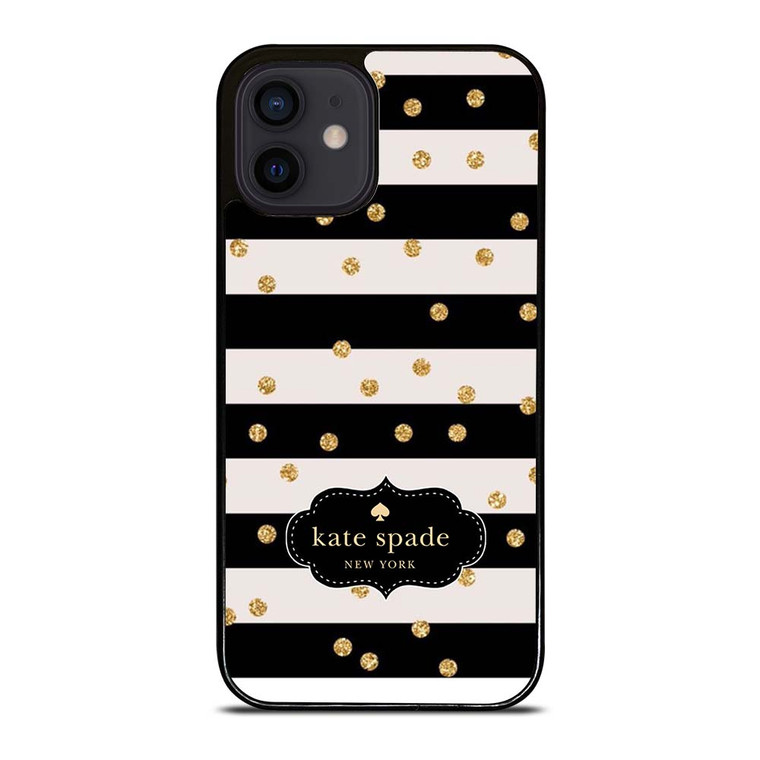 KATE SPADE NEW YORK STRIP POLKADOTS iPhone 12 Mini Case Cover
