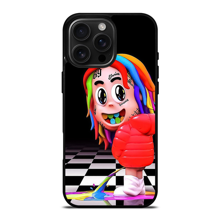 6IX9INE 69 RAPPER RAINBOW PEE iPhone 16 Pro Max Case Cover