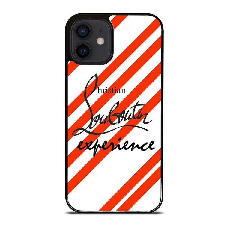 LOUBOUTIN STRIPE LOGO iPhone 12 Mini Case Cover