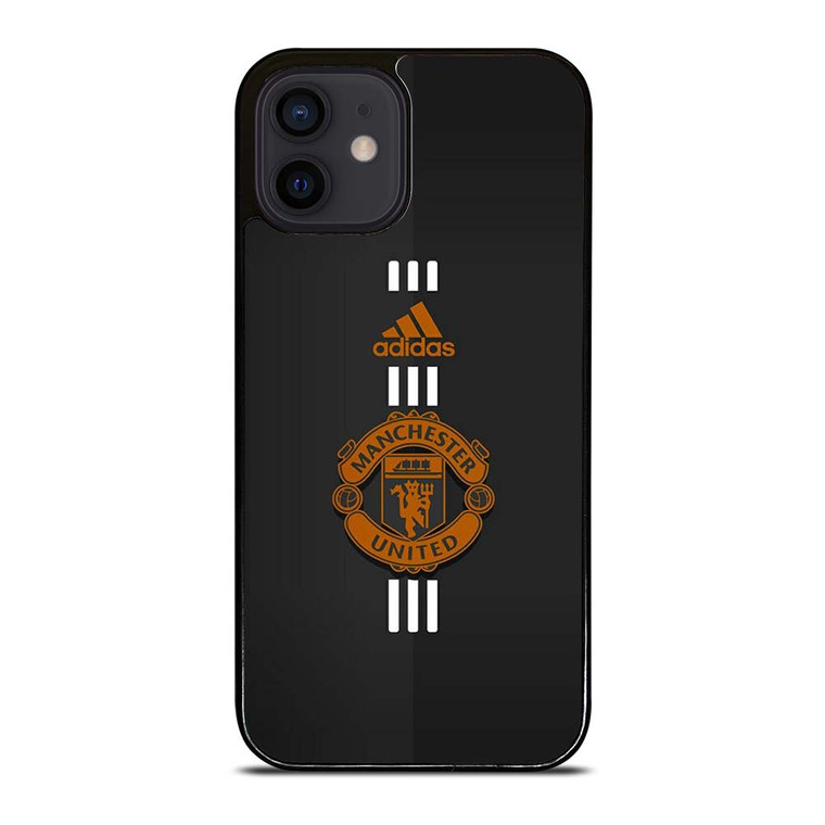 MANCHESTER UNITED FC LOGO FOOTBALL CLUB ADIDAS ICON iPhone 12 Mini Case Cover