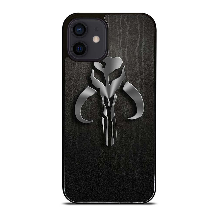 MANDALORIAN LEATHER LOGO iPhone 12 Mini Case Cover