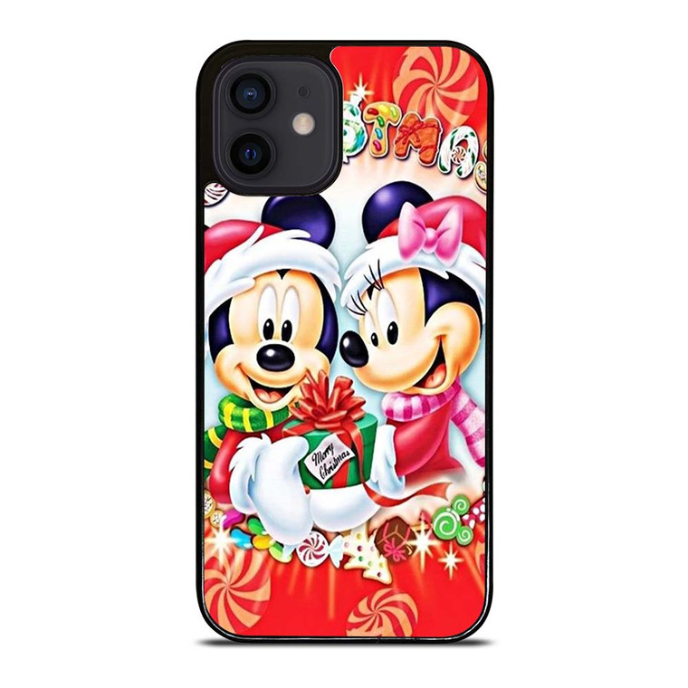 MICKEY MINNIE MOUSE DISNEY CHRISTMAS iPhone 12 Mini Case Cover