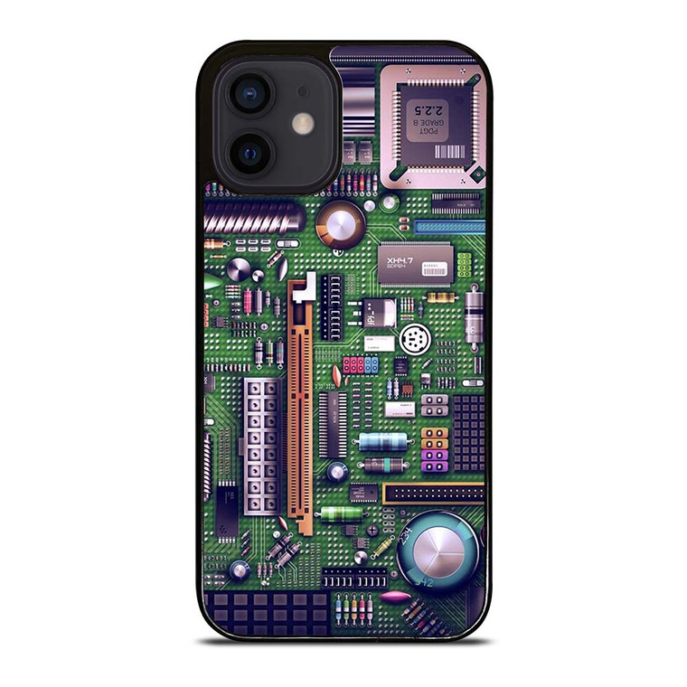 MOTHERBOARD CIRCUIT BOARD COMPUTER iPhone 12 Mini Case Cover
