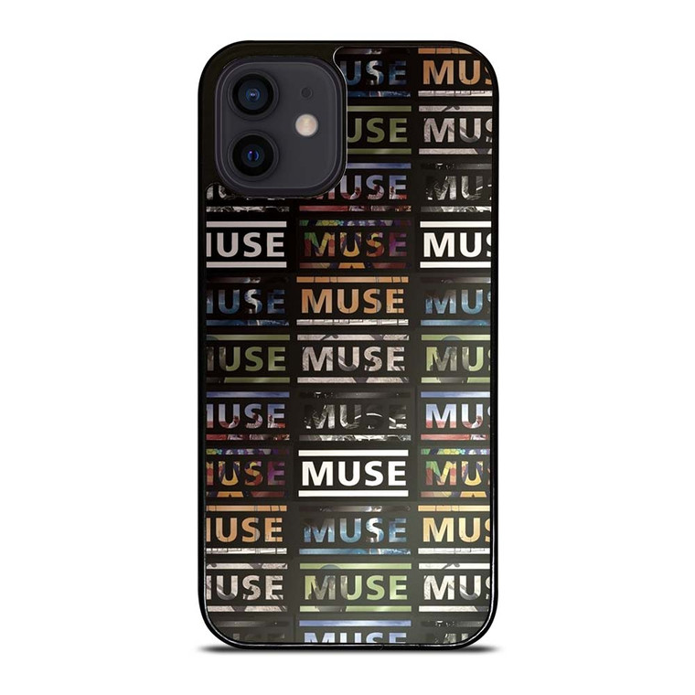 MUSE BAND ROCK LOGO COLLAGE iPhone 12 Mini Case Cover