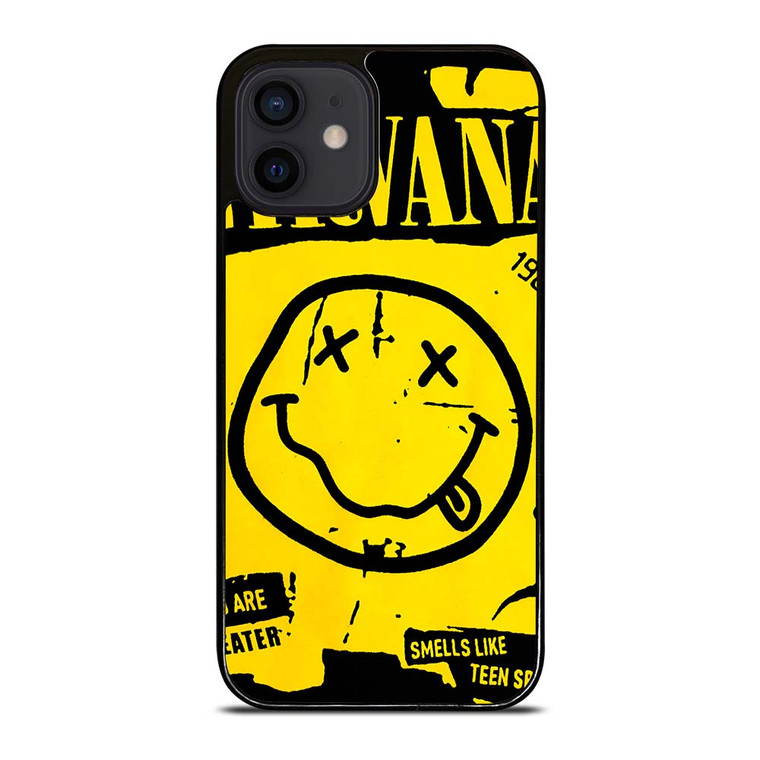 NIRVANA ROCK BAND SMILEY iPhone 12 Mini Case Cover