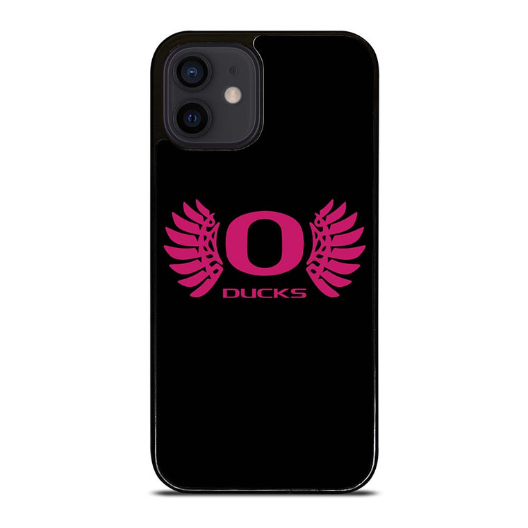 OREGON DUCKS PINK GIRL iPhone 12 Mini Case Cover