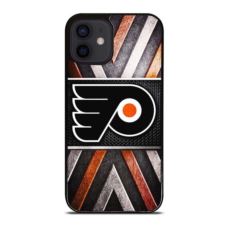 PHILADELPIA FLYERS METAL LOGO iPhone 12 Mini Case Cover