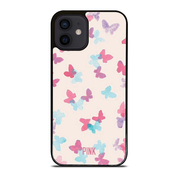 PINK NATION BUTTERFLY BRUSH iPhone 12 Mini Case Cover