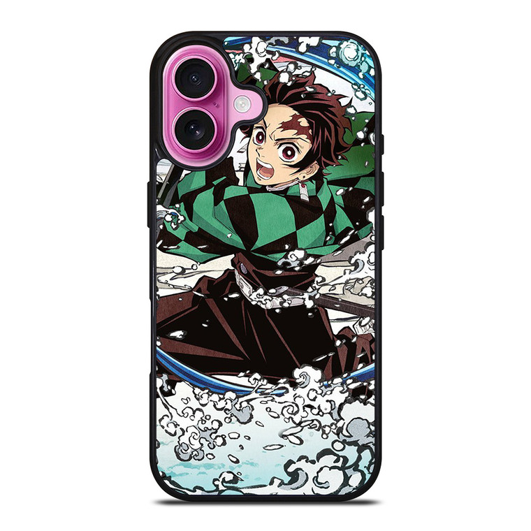 DEMON SLAYER TANJIRO KAMADO ANIME iPhone 16 Plus Case Cover