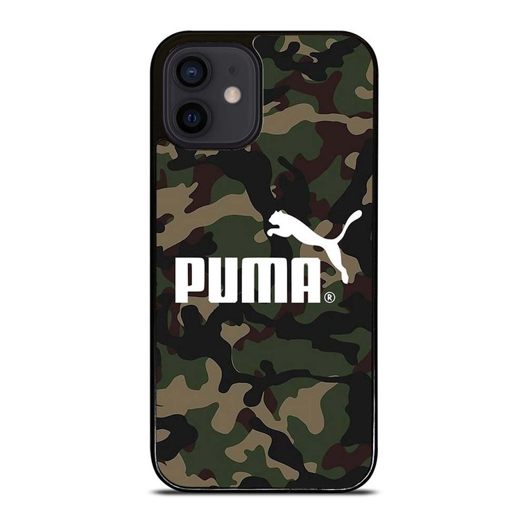 PUMA LOGO CAMO iPhone 12 Mini Case Cover