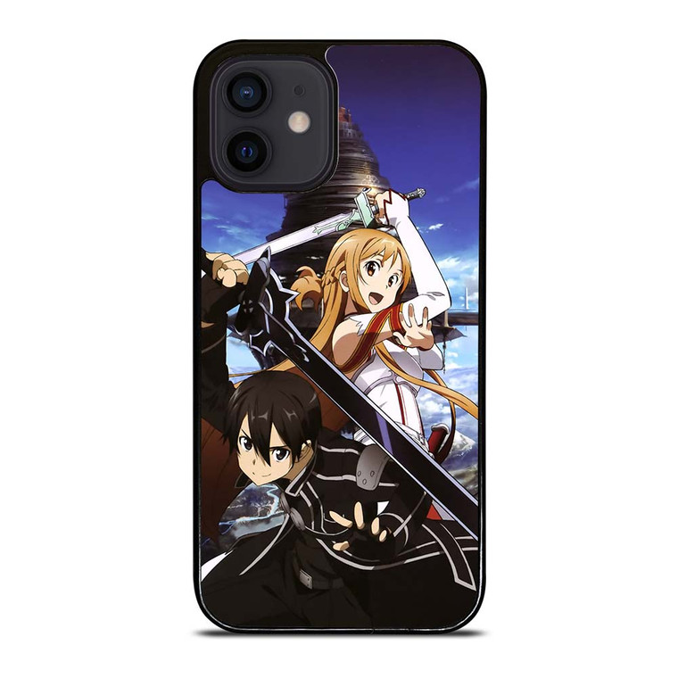 SAO SWORD ART ONLINE KIRITO AND ASUNA iPhone 12 Mini Case Cover