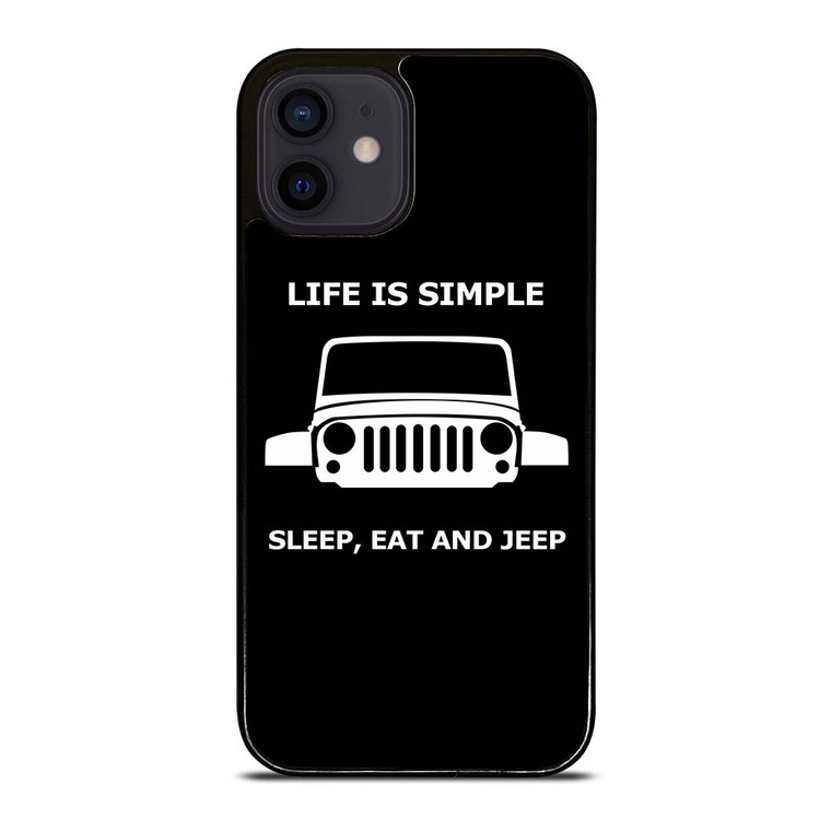SLEEP EAT AND JEEP iPhone 12 Mini Case Cover