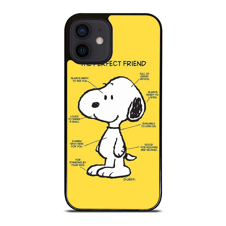 SNOOPY DOG PERFECT FRIEND iPhone 12 Mini Case Cover