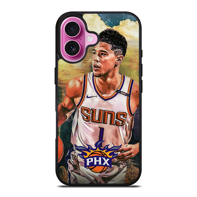 DEVIN BOOKER PHOENIX SUNS NBA iPhone 16 Plus Case Cover